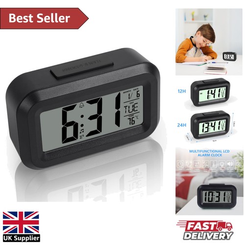 Black bedside digital - black,