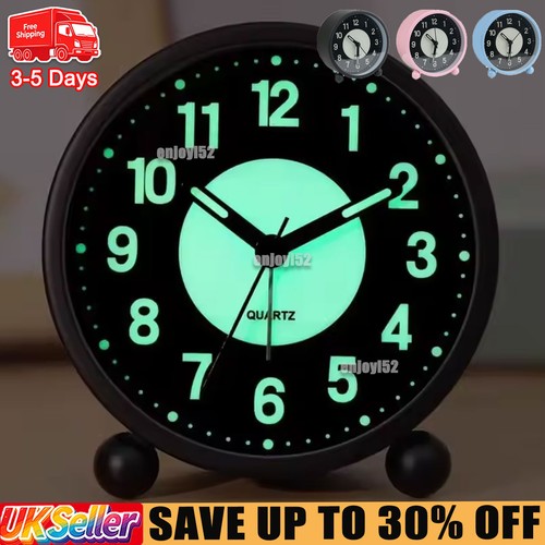 Alarm clock bedside ticking - alarm, no