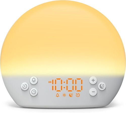 Sunrise alarm clock wake - clock, up