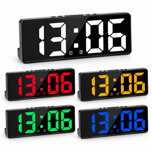 Led digital mirror - digital, alarm