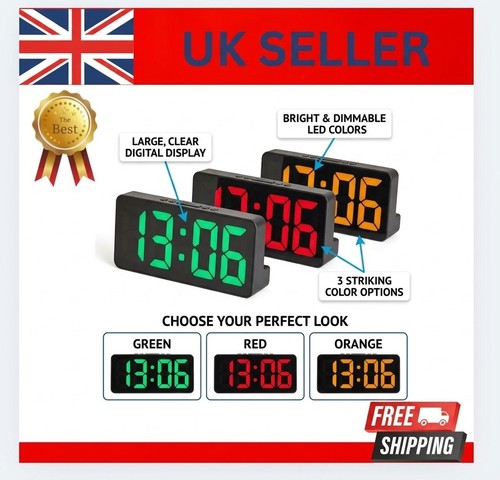 Alarm clock led display - alarm,