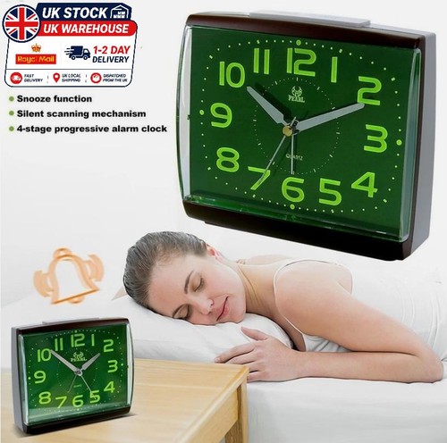 Silent bedside alarm clock - bedside,