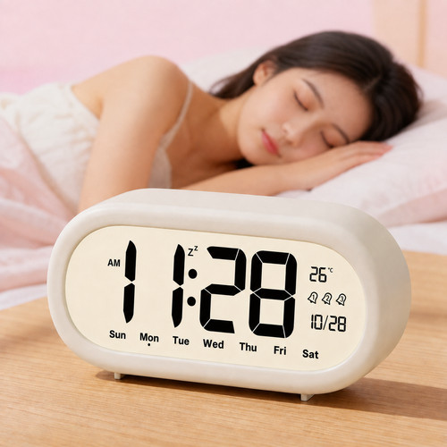 Digital led bedside snooze - led,