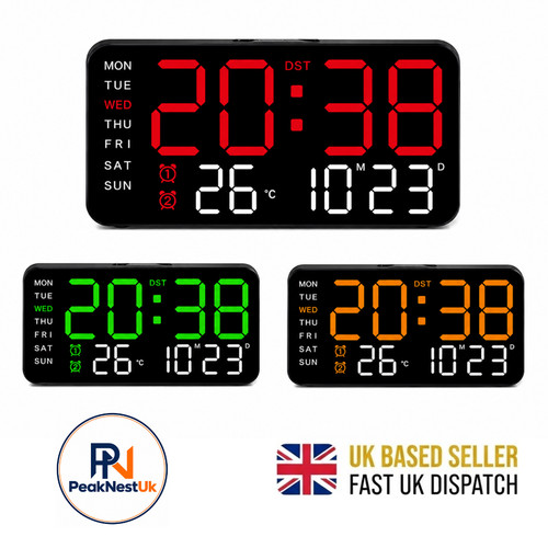 Digital led alarm clock - led,