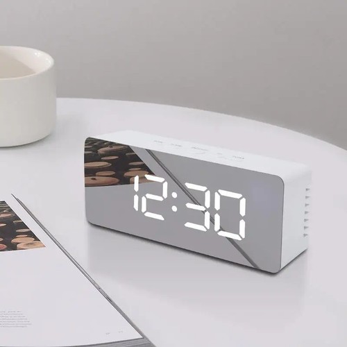 Digital led alarm clock - led,