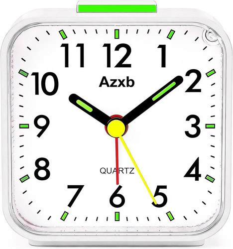 Analog alarm clock - silent, no