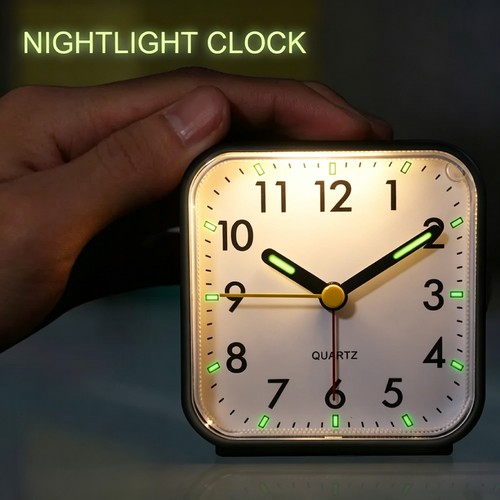 Silent quartz alarm - alarm, clock
