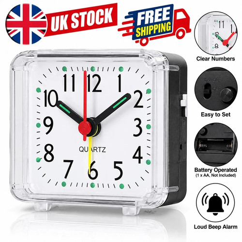 Quartz alarm clock with night - with,
