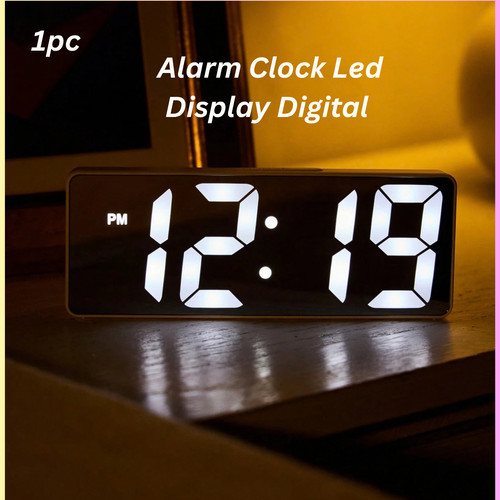 Alarm clock led display - alarm,