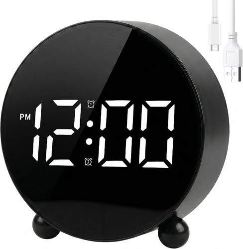 Digital alarm clock - digital, for