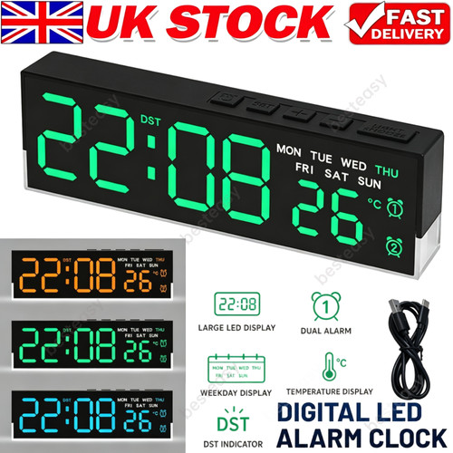 Digital alarm clock usb - alarm,