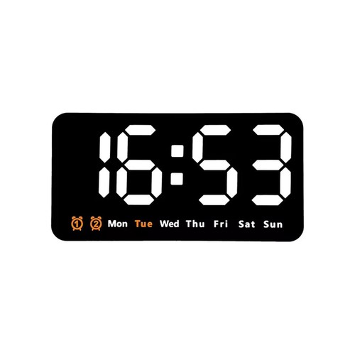 Digital led wall clock large - wall,
