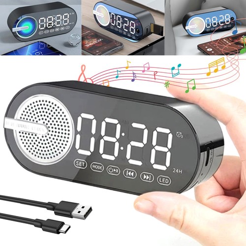 Led digital alarm clock - led,