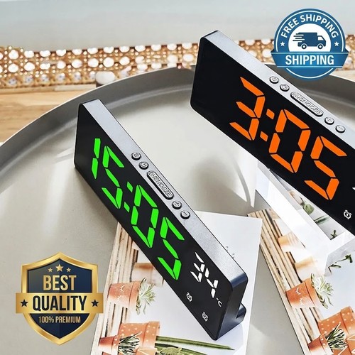 Led digital alarm clock - led, large