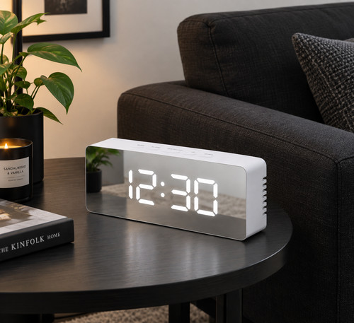 Digital led alarm clock - led, with