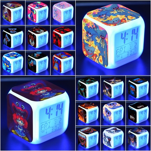 P0ppy playtime alarm - clock, led