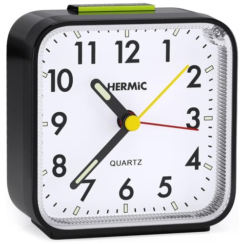 Battery powered alarm clock - alarm,