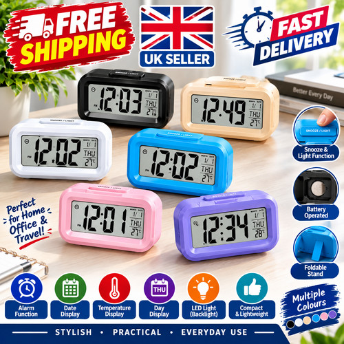 Electronic alarm clock - electronic, bedside