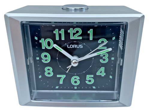 Lorus silver tone bedside - tone,